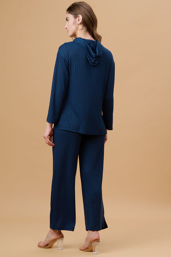 Gipsy Gipsy Teal Poly Knit Co-Ord Top Teal