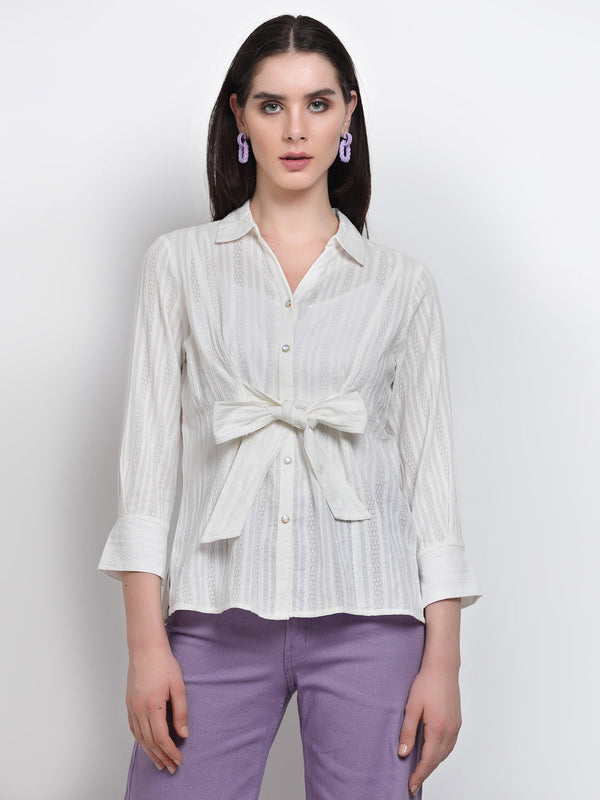 gipsy Gipsy White Cotton Tunic White