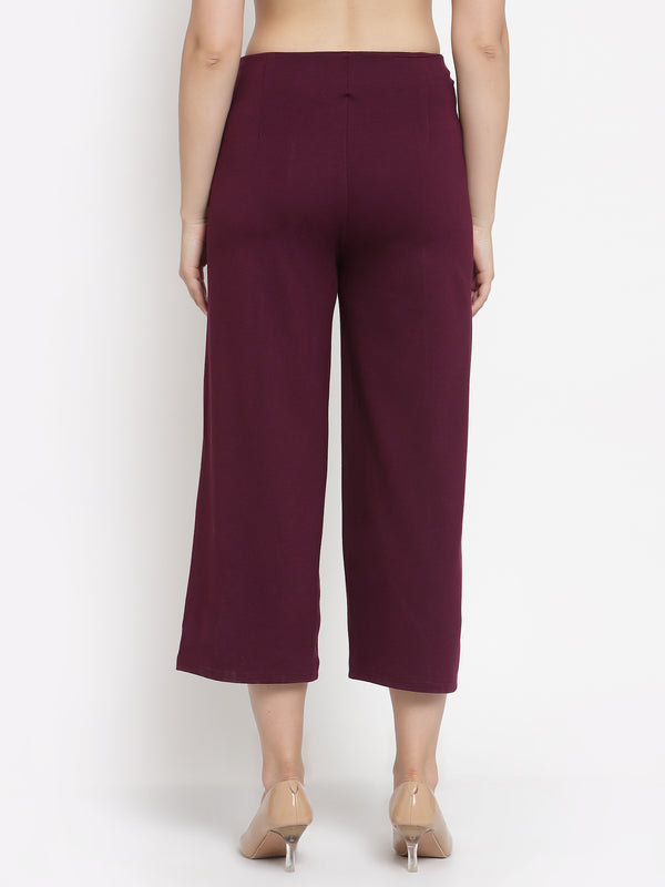 Gipsy Gipsy Wine Fashion NR Knit Cullotes Wine