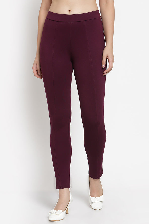 gipsy Gipsy Wine Fashion NR Knit Jeggiing Wine