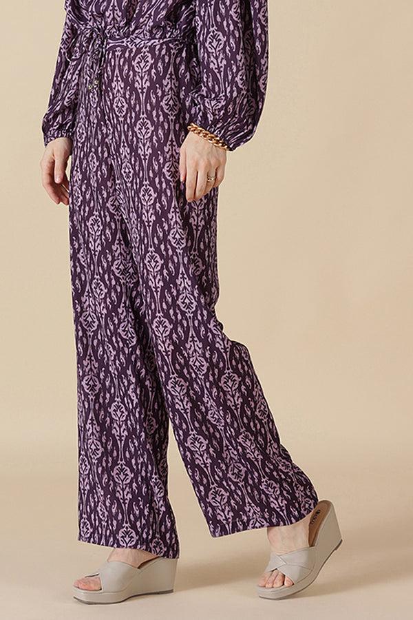 Gipsy Gipsy Wine Georgette Co-Ord Pant Wine
