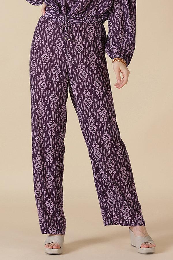 gipsy Gipsy Wine Georgette Co-Ord Pant Wine