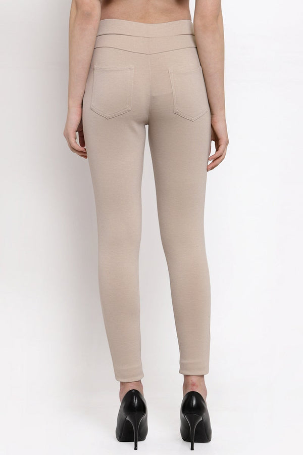 Gipsy Gipsy Women Beige Jeggings Beige