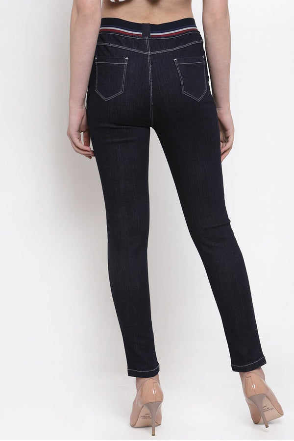 Gipsy Gipsy Women Navy Stylish Jeggings Navy