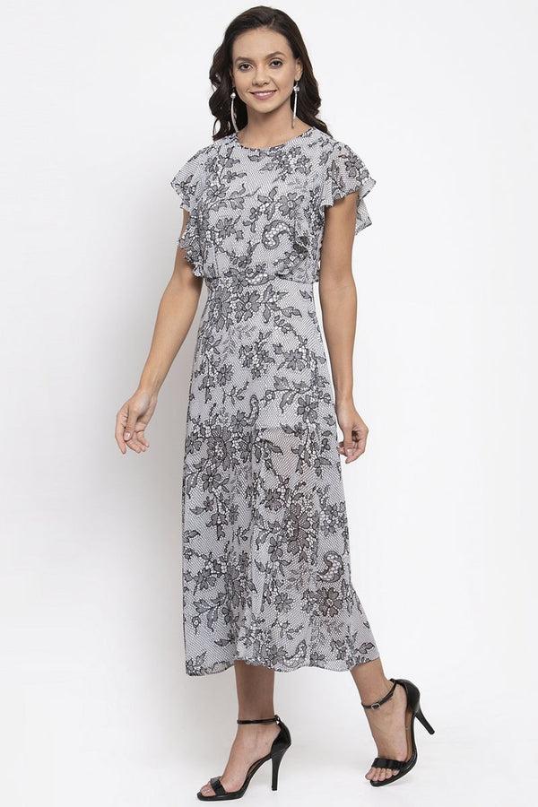 Gipsy Gipsy Women White Round Neck Dress White