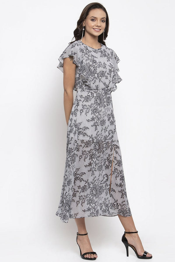 Gipsy Gipsy Women White Round Neck Dress White