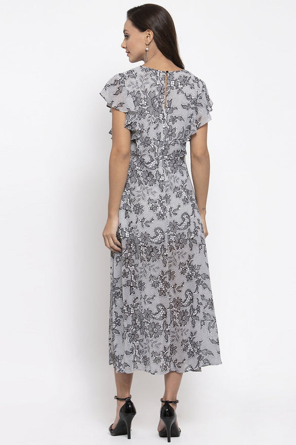 Gipsy Gipsy Women White Round Neck Dress White