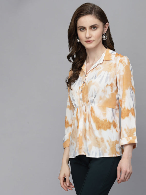 Gipsy Gipsy Yellow Georgette Tunic Yellow