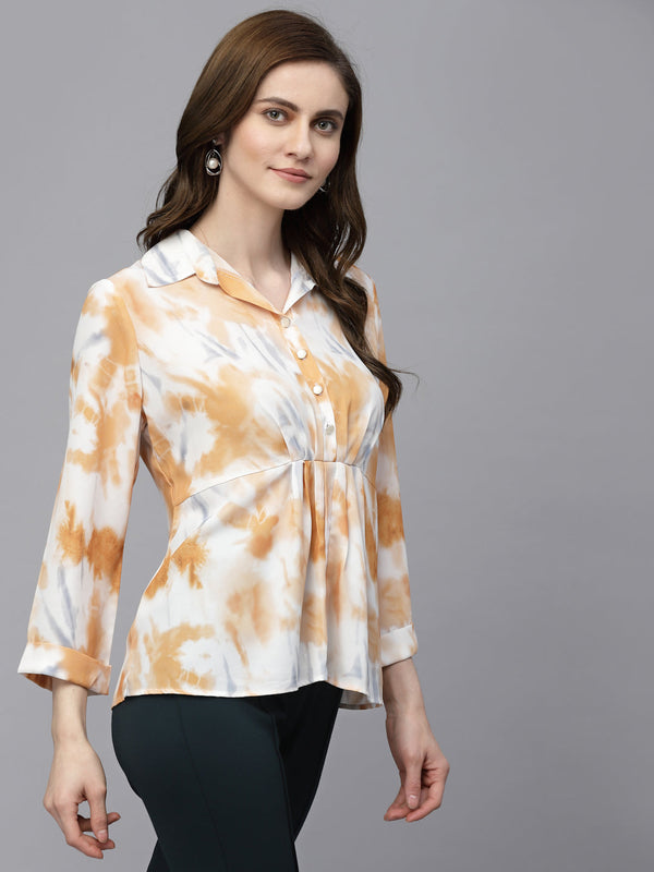 Gipsy Gipsy Yellow Georgette Tunic Yellow