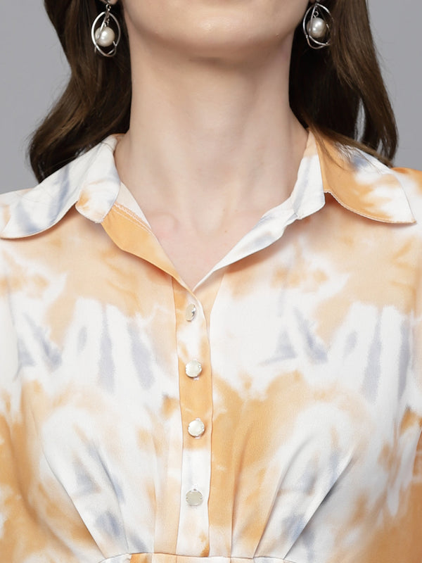 Gipsy Gipsy Yellow Georgette Tunic Yellow