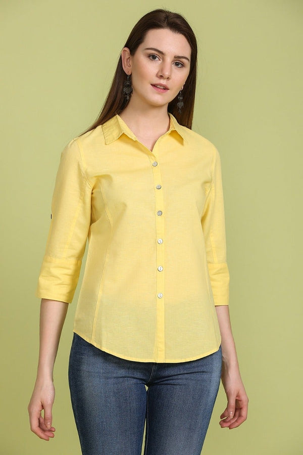 Gipsy Laidback Lemon Shirt Yellow