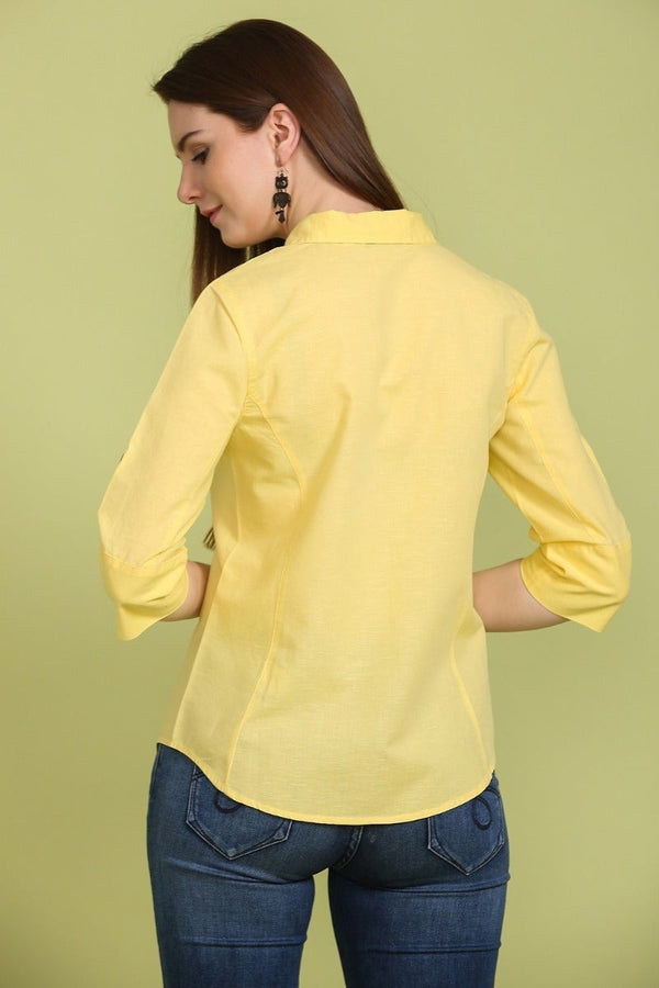 Gipsy Laidback Lemon Shirt Yellow