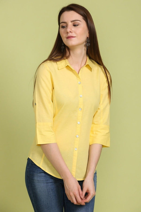 Gipsy Laidback Lemon Shirt Yellow