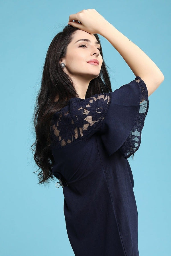 gipsy Navy Blue Prom Dress Navy