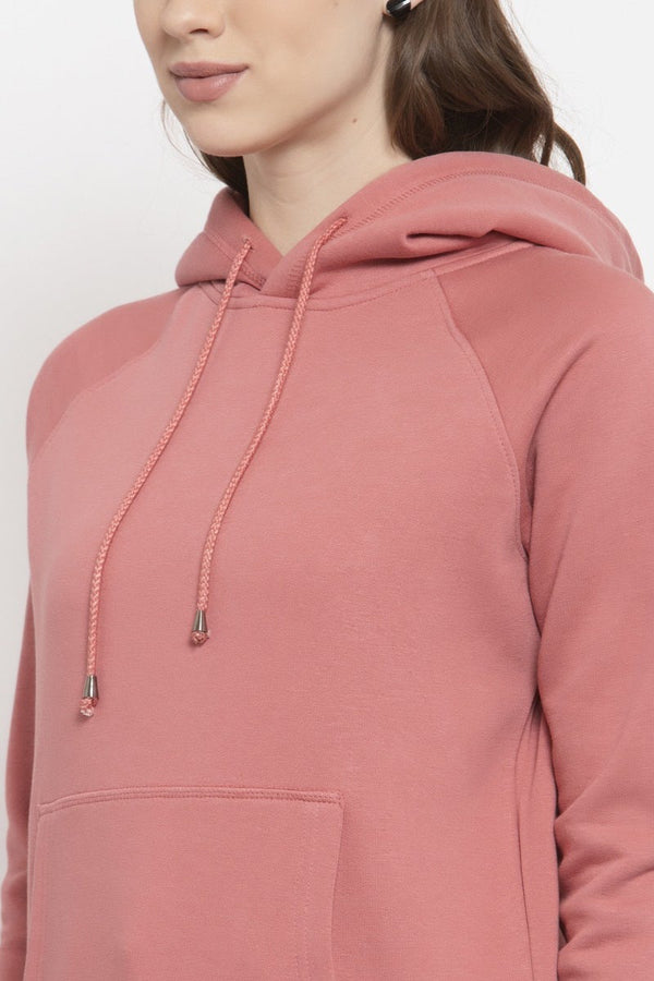 Gipsy Gipsy Pink Sequinned Poly Cotton Sweatshirt Pink