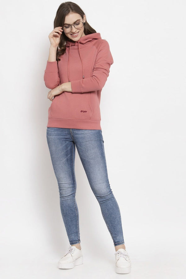 Gipsy Gipsy Pink Sequinned Poly Cotton Sweatshirt Pink