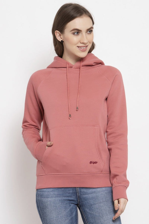 gipsy Gipsy Pink Sequinned Poly Cotton Sweatshirt Pink