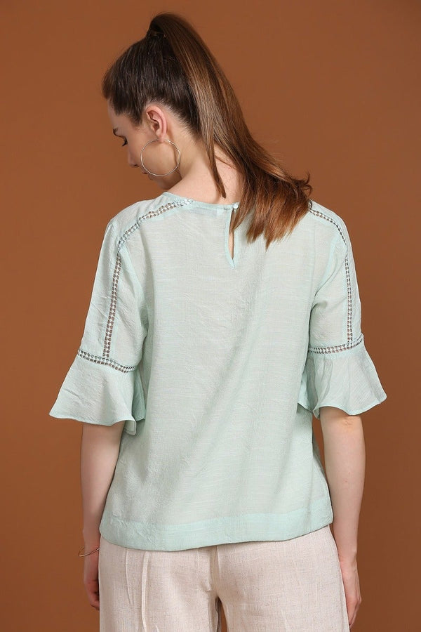 Gipsy Rich Mint Green Formal Top Mint Green