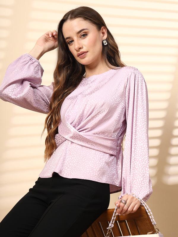 Gipsy Rose Top With Front Fabric Knotting