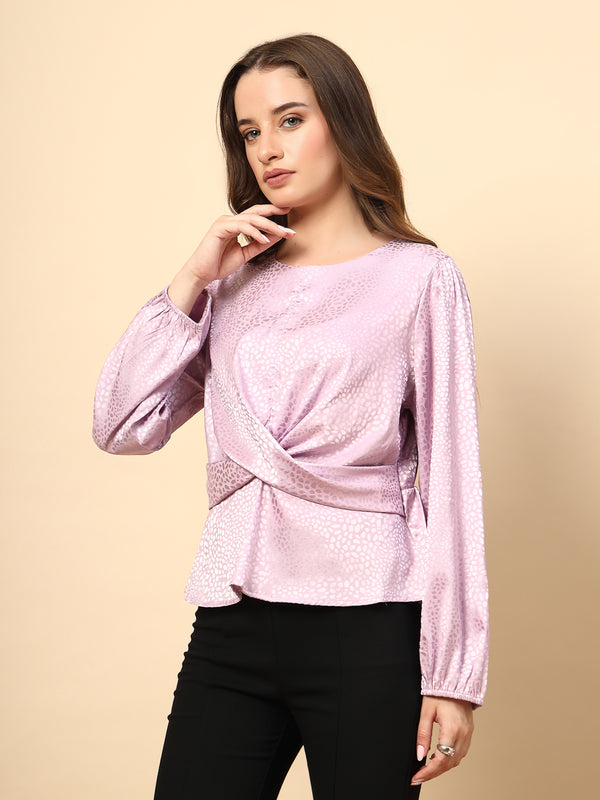 Gipsy Rose Top With Front Fabric Knotting