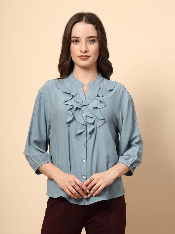 gipsy Sage Tunic with Front Frill