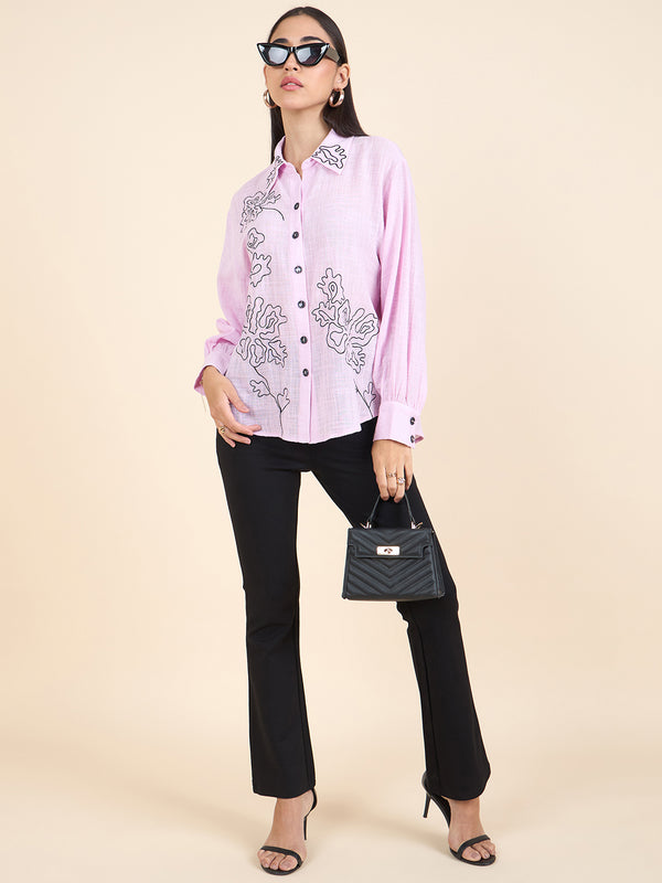 Gipsy Gipsy Stylish Women Shirts Collection Pastel Pink