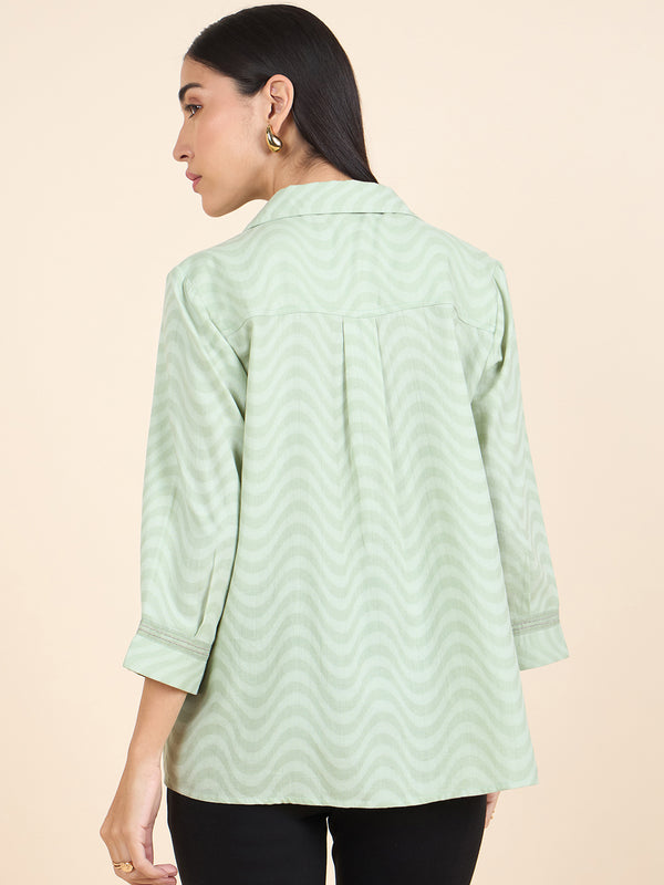 Gipsy Gipsy Stylish Women Tunics Collection Pista Green