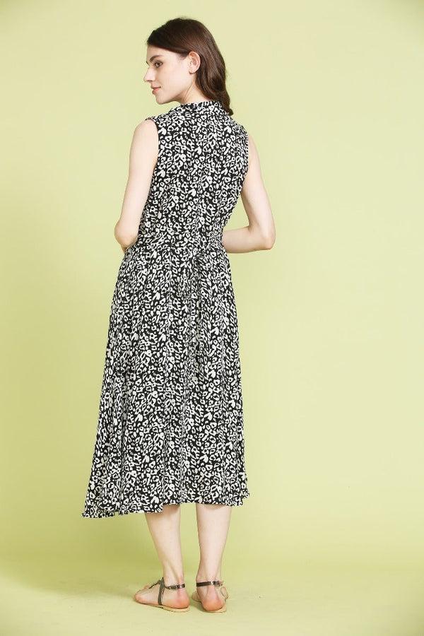 Gipsy Vintage Printed Dress Black