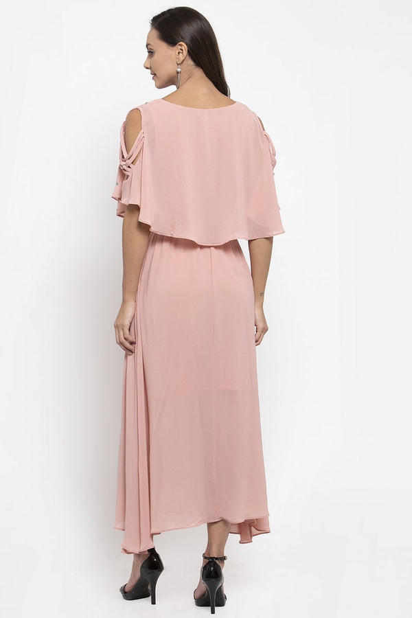 Gipsy Gipsy Women Dusky Pink Boat Neck Dress Dusky Pink