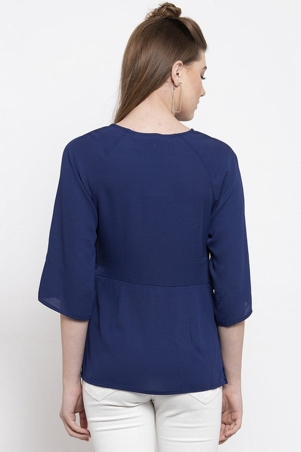 Gipsy Gipsy Women Round Neck 3 By 4 Sleeves Jump Suit Black