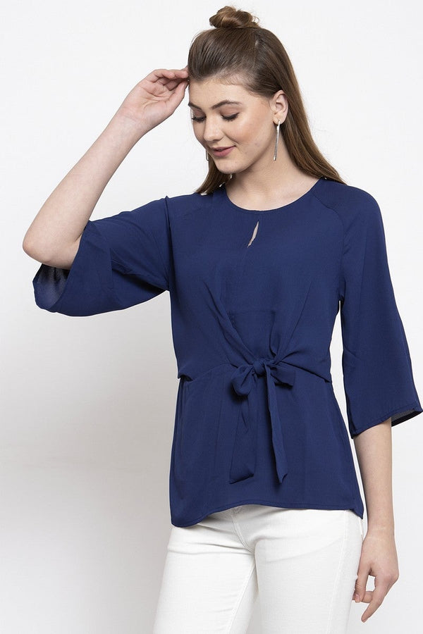 gipsy Gipsy Women Round Neck 3 by 4 Sleeves Jump Suit Black