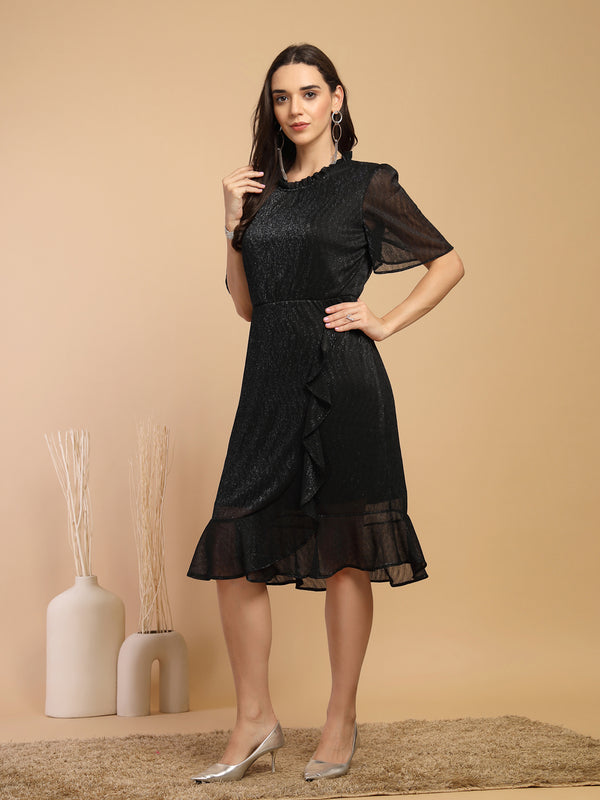 Gipsy Navy Blue Dress For Gipsy Woman Stylish And Cozy Winter Collection