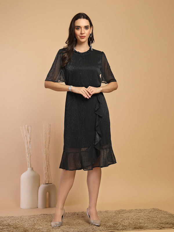 gipsy Navy Blue Dress For Gipsy Woman Stylish And Cozy Winter Collection