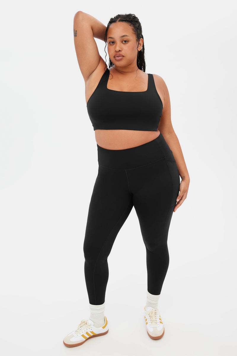 Girlfriend Collective Black Compressive Pocket Legging