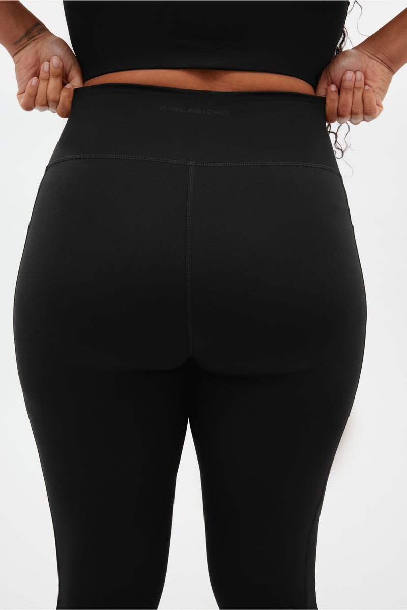 Girlfriend Collective Black Compressive Pocket Legging