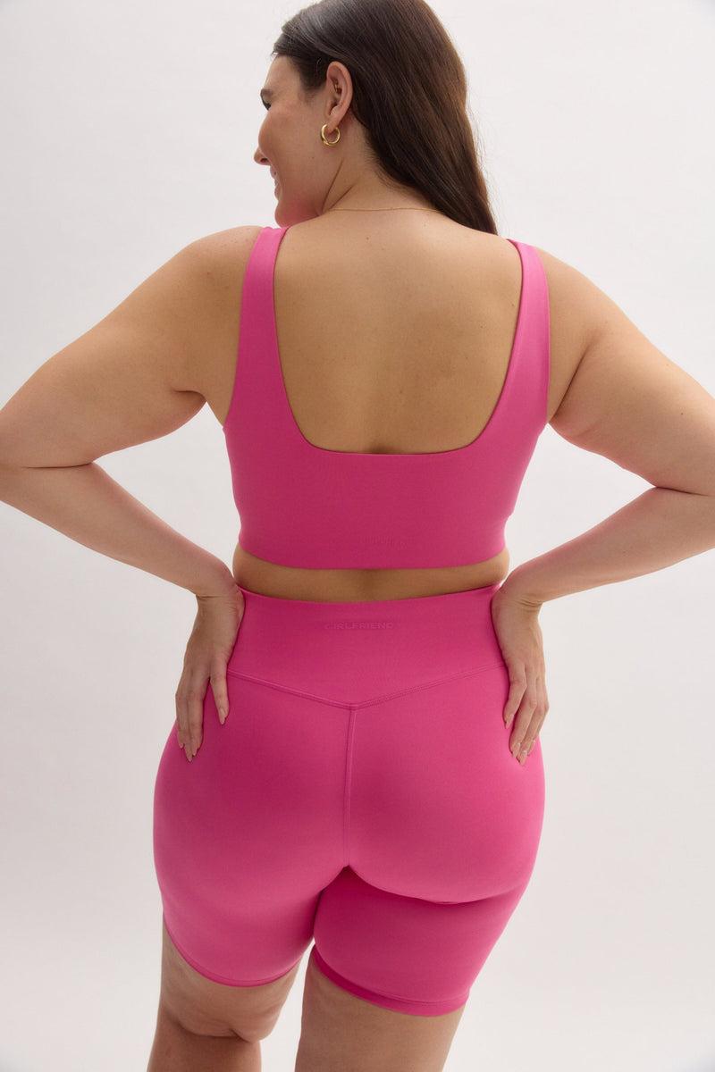 Girlfriend Collective Dragonfruit High-Rise Bike Short