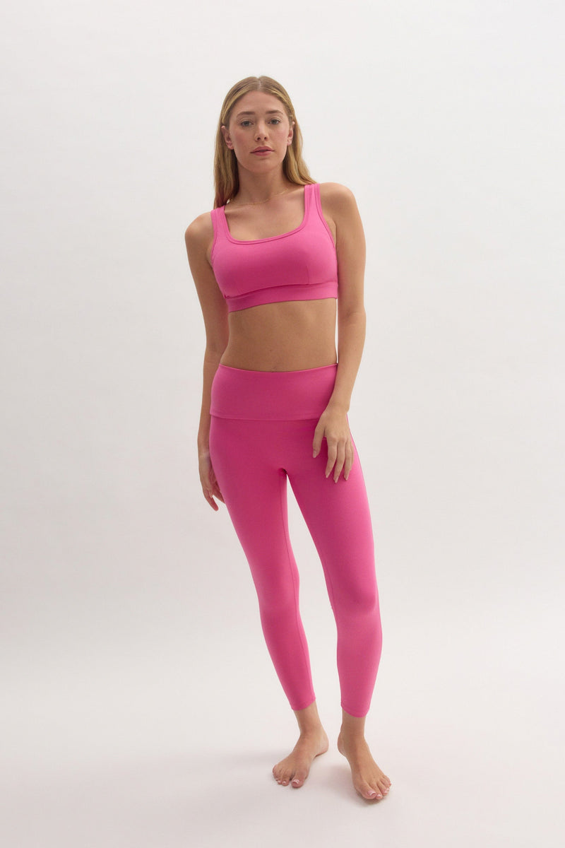 Girlfriend Collective Dragonfruit Holly Foldover Bra