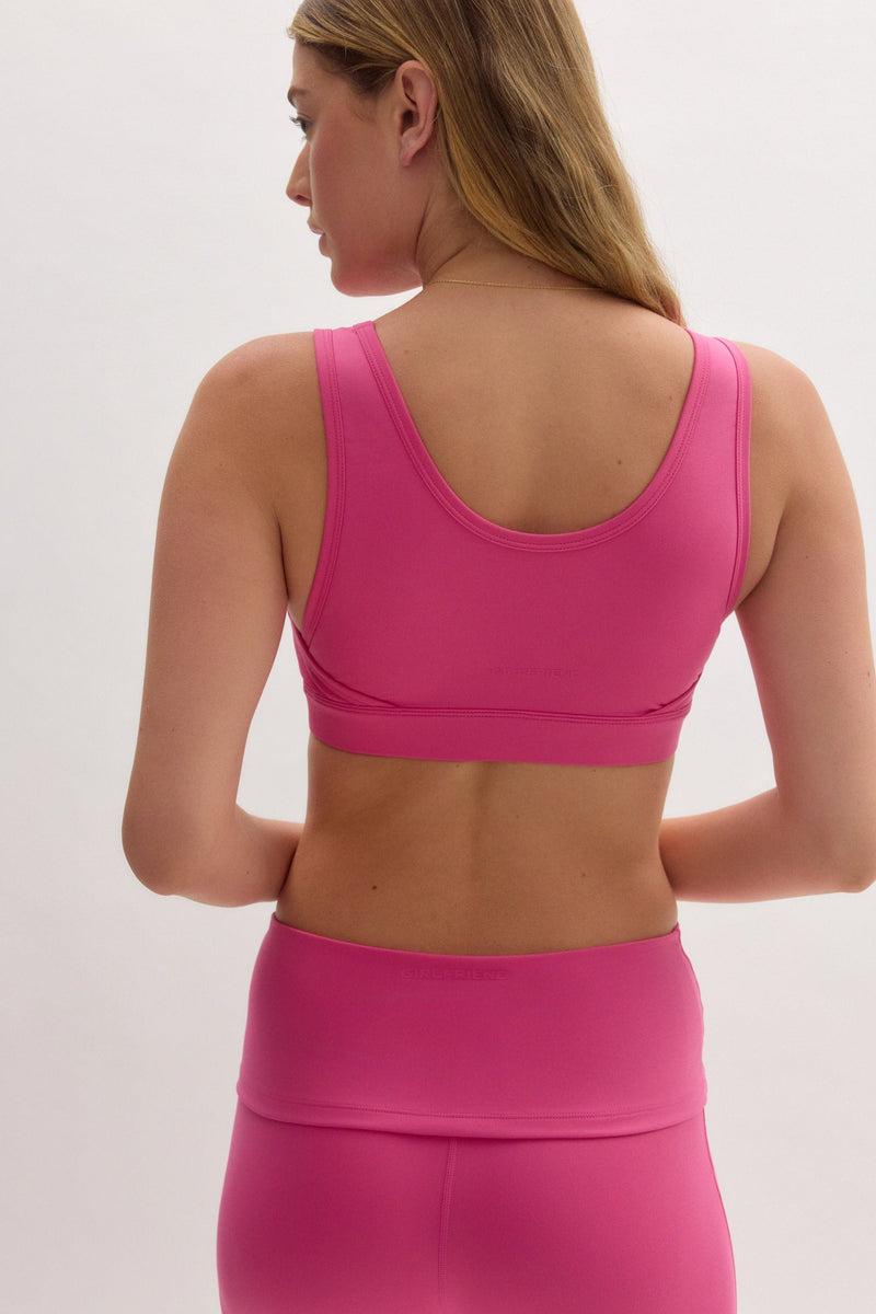 Girlfriend Collective Dragonfruit Holly Foldover Bra