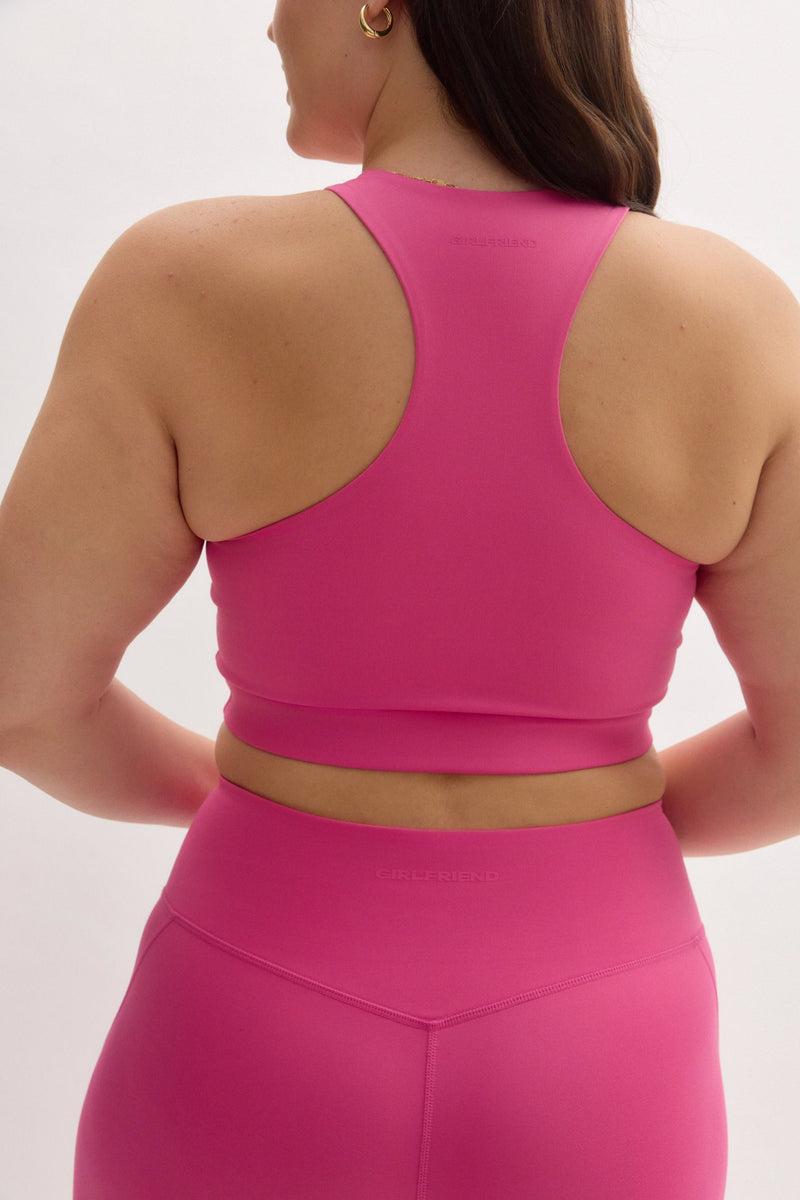 Girlfriend Collective Dragonfruit Paloma Racerback Bra