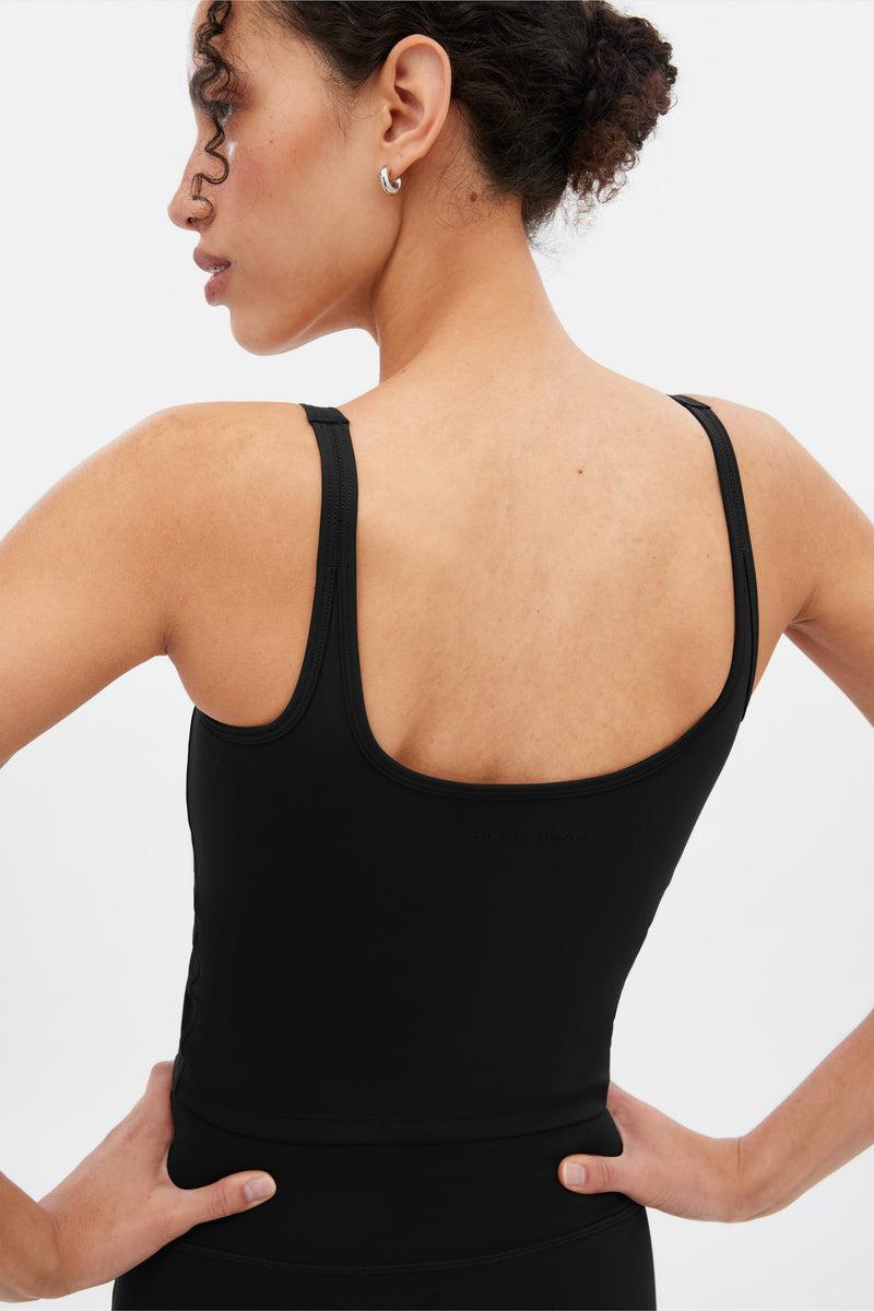 girlfriend Collective Black Gemma Scoop Tank