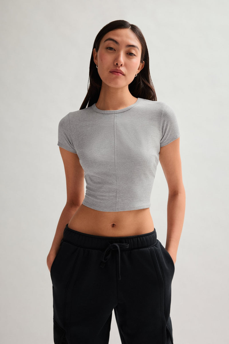 girlfriend collective Coyote ReSet Baby Tee