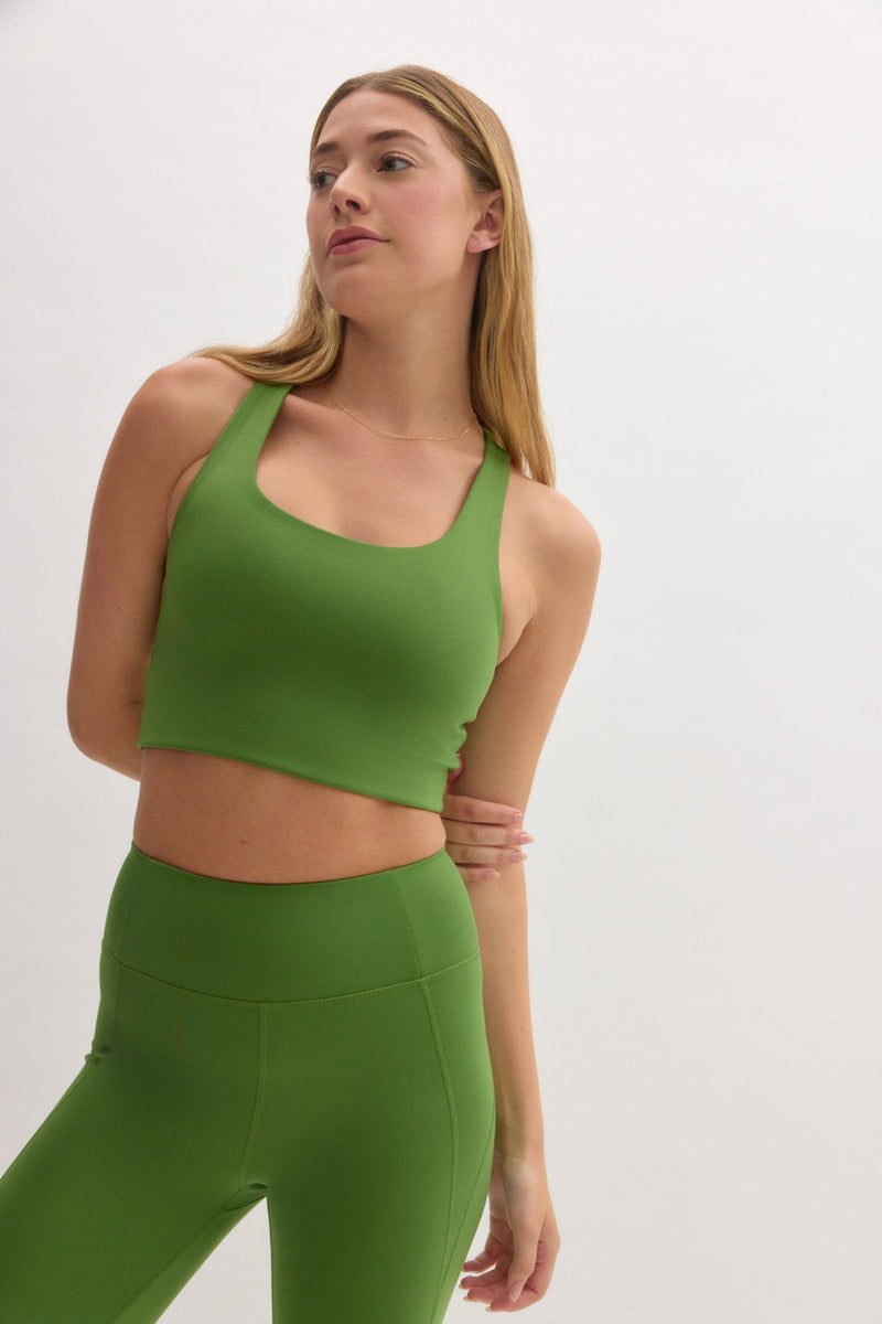 Girlfriend Collective Kiwi Paloma Racerback Bra