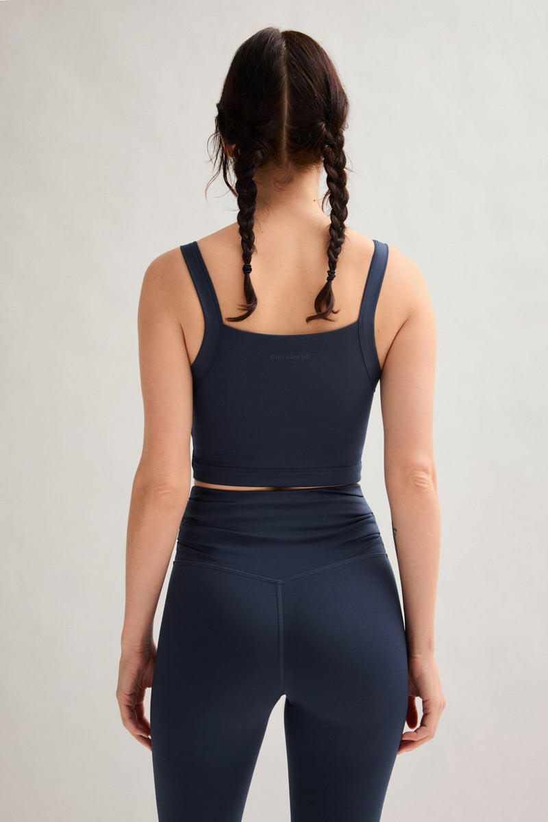 Girlfriend Collective Skyline Julia Cowl Neck Bra