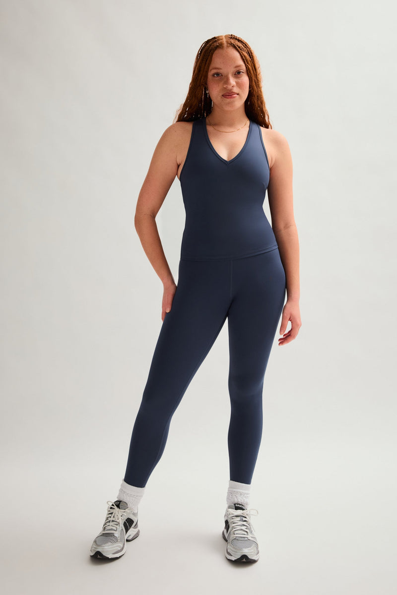 Girlfriend Collective Skyline Maddie V-Neck Tank