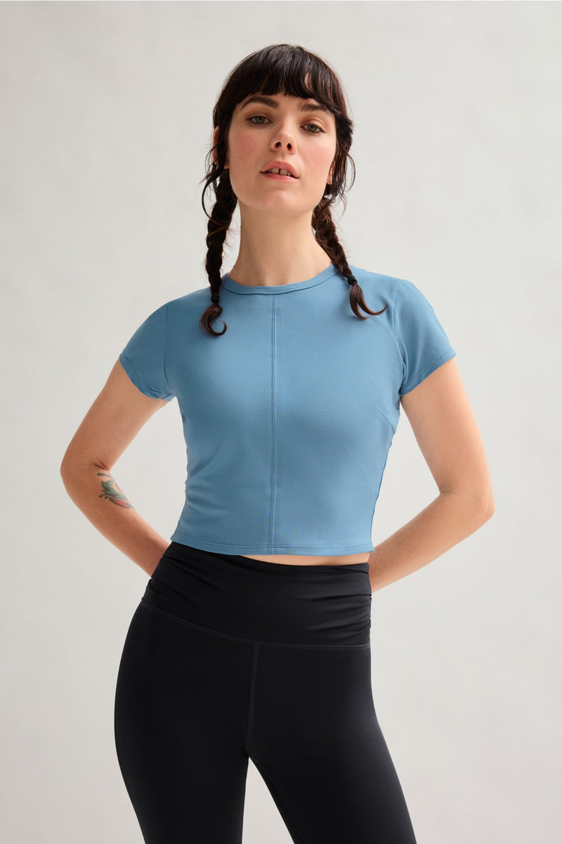 girlfriend collective Tahoe ReSet Baby Tee