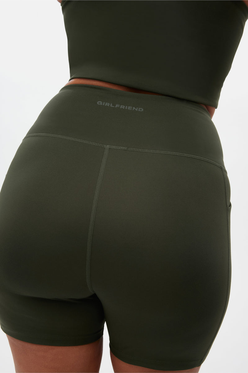 Girlfriend Collective Terrace Compressive Pocket Run Short