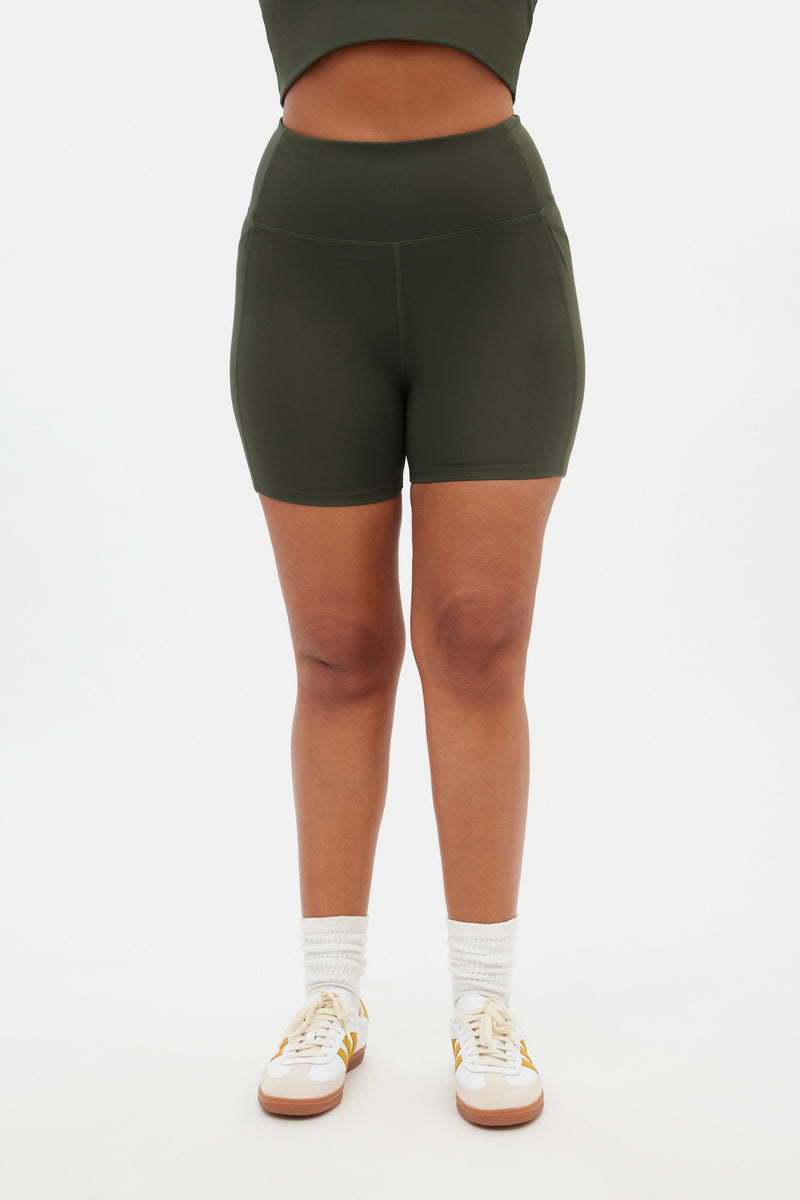 girlfriend collective Terrace Compressive Pocket Run Short