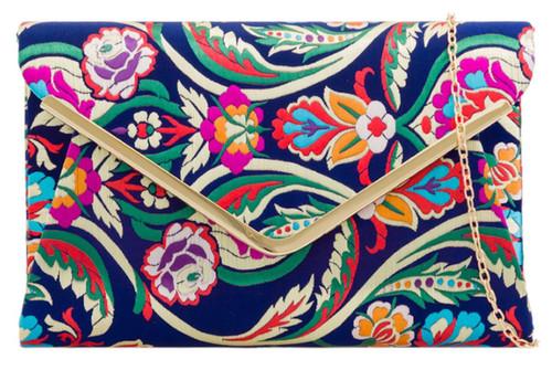 girly handbags Baroque Flower Clutch Bag