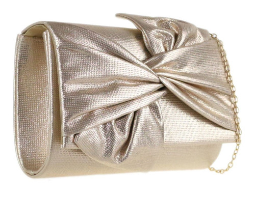 Girly Handbags Big Bow Clutch Bag