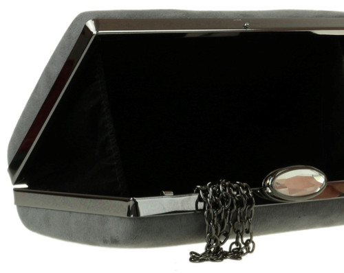 Girly Handbags Elegant Suede Clutch Bag